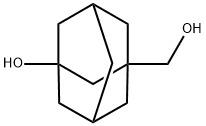 3-(Hydroxymethyl)-1-adamantol Struktur