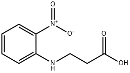 3-[(2-NITROPHENYL)AMINO]PROPANOIC ACID Struktur