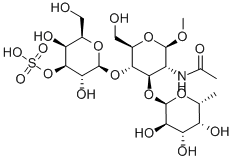 3'-SulfatedLewisXmethylglycoside Struktur