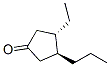 Cyclopentanone, 3-ethyl-4-propyl-, (3S,4S)- (9CI) Struktur