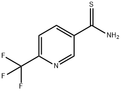 6-(TRIFLUOROMETHYL)THIONICOTINAMIDE
 Struktur