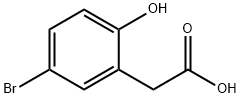 5-Bromo-2-hydroxyphenylacetic acid Struktur