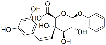 cis Resveratrol 4O-b-D-Glucuronide Struktur