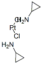 dichlorobis(cyclopropylamine)platinum II Struktur