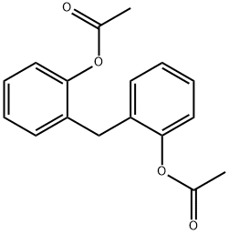 2,2'-Methylenebis(phenol)diacetate Struktur