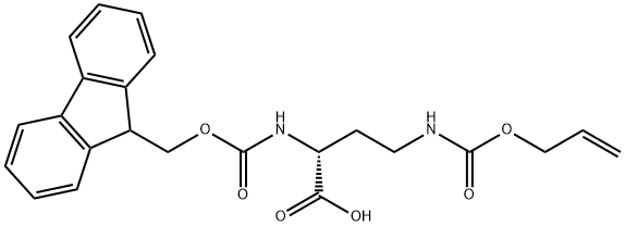 FMOC-D-DAB(ALOC)-OH Struktur