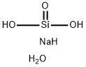 Sodium hydrogen disilicate-hydrate Struktur