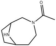 3,9-Diazabicyclo[4.2.1]nonane, 3-acetyl- (9CI) Struktur