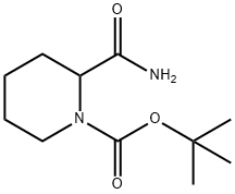 (+/-)-1-N-BOC-PIPERIDINE-2-CARBOXAMIDE Struktur