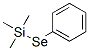 TRIMETHYL(PHENYLSELENO)SILANE Struktur