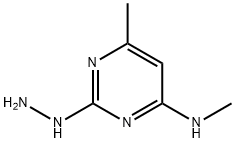 2(1H)-Pyrimidinone,4-methyl-6-(methylamino)-,hydrazone(9CI) Struktur