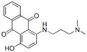 1-[[3-(dimethylamino)propyl]amino]-4-hydroxyanthraquinone  Struktur