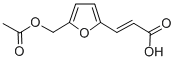 (2E)-3-{5-[(ACETYLOXY)METHYL]-2-FURYL}ACRYLIC ACID Struktur