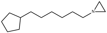 Aziridine, 1-(6-cyclopentylhexyl)- (9CI) Struktur