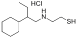 2-((2-Cyclohexylbutyl)amino)ethanethiol hydrochloride Struktur