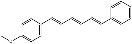 1-(4-METHOXYPHENYL)-6-PHENYLHEXATRIENE Struktur