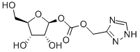 Methyl-beta-D-ribofuranosyl-1,2,4-triazole-3-carboxylate Struktur