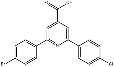 2-(4-BROMOPHENYL)-6-(4-CHLOROPHENYL) Struktur