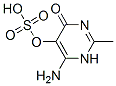 6-amino-2-methyl-5-(sulphooxy)-1H-pyrimidin-4-one Struktur