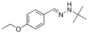 Benzaldehyde, 4-ethoxy-, (1,1-dimethylethyl)hydrazone (9CI) Struktur