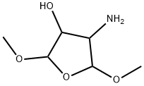 3-Furanol,  4-aminotetrahydro-2,5-dimethoxy- Struktur