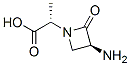 1-Azetidineaceticacid,3-amino-alpha-methyl-2-oxo-,(alphaS,3S)-(9CI) Struktur