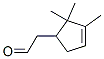 2-(2,2,3-Trimethyl-3-cyclopentenyl)acetaldehyde Struktur