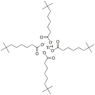 neodecanoic acid, titanium salt Struktur