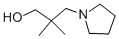 BETA,BETA-DIMETHYL-1-PYRROLIDINEPROPANOL Struktur