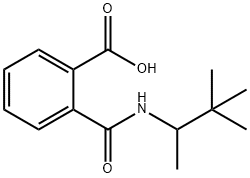 N-(1,2,2-TriMethyl-propyl)-phthalaMic acid Struktur