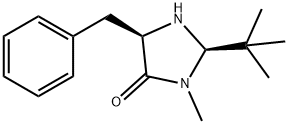 (2R,5R)-(+)-2-TERT-BUTYL-3-METHYL-5-BENZYL-4-IMIDAZOLIDINONE Struktur