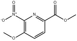 Methyl 5-Methoxy-6-nitropicolinate Struktur