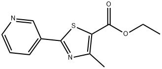 ETHYL 4-METHYL-2-PYRIDIN-3-YL-1,3-THIAZOLE-5-CARBOXYLATE Struktur