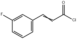 3-(3-FLUOROPHENYL)-2-PROPENOYLCHLORIDE Struktur