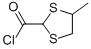 1,3-Dithiolane-2-carbonyl chloride, 4-methyl- (9CI) Struktur