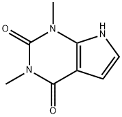 1,3-Dimethyl-1,2,3,4-tetrahydro-7H-pyrrolo[2,3-d]pyrimidine-2,4-dione Struktur