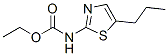 Carbamic  acid,  (5-propyl-2-thiazolyl)-,  ethyl  ester  (9CI) Struktur