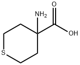 4-Aminotetrahydrothiopyran-4-carboxylic acid Struktur