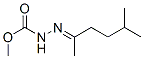 Hydrazinecarboxylic  acid,  (1,4-dimethylpentylidene)-,  methyl  ester  (9CI) Struktur