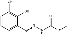 Hydrazinecarboxylic acid, [(2,3-dihydroxyphenyl)methylene]-, methyl ester (9CI) Struktur