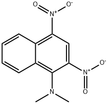 1-(Dimethylamino)-2,4-dinitronaphthalene Struktur