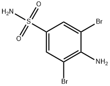 3,5-dibromosulfanilamide Struktur