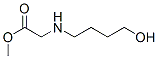 Glycine, N-(4-hydroxybutyl)-, methyl ester (9CI) Struktur