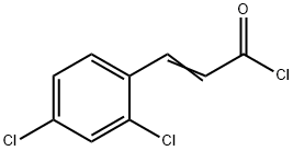 3-(2,4-DICHLOROPHENYL)-2-PROPENOYLHLORIDE Struktur