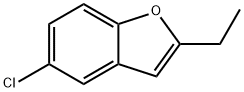 5-Chloro-2-ethylbenzofuran Struktur