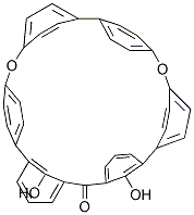 [[1,1'-biphenyl]-4,4'-diylbis(oxy-4,1-phenylene)]bis[(2-hydroxyphenyl)] ketone Struktur