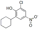 2-chloro-6-cyclohexyl-4-nitrophenol Struktur