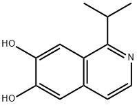 6,7-Isoquinolinediol, 1-(1-methylethyl)- (9CI) Struktur