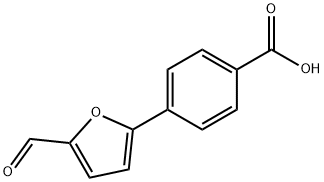 4-(5-FORMYL-2-FURYL)BENZOIC ACID Struktur