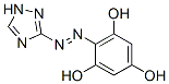 1,3,5-Benzenetriol, 2-(1H-1,2,4-triazol-3-ylazo)- (9CI) Struktur